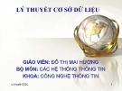 Bài giảng Lý thuyết cơ sở dữ liệu: Chương 4 - Đỗ Thị Mai Hường