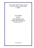 Giáo trình Thực hành nguội cơ bản (Nghề: Công nghệ ô tô - Trung cấp) - Tổng cục giáo dục nghề nghiệp