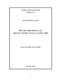 Luận văn Thạc sĩ Luật học: Thừa kế theo pháp luật - một số vấn đề lý luận và thực tiễn