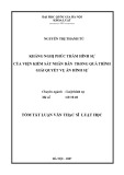 Luận văn Thạc sĩ Luật học: Kháng nghị phúc thẩm hình sự của Viện kiểm sát nhân dân trong giải quyết vụ án hình sự