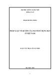 Luận văn Thạc sĩ Luật học: Pháp luật về quyền của người sử dụng đất ở Việt Nam