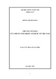 Luận văn Thạc sĩ Luật học: Thủ tục tố tụng của Trung tâm Trọng tài quốc tế Việt Nam