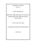 Luận văn Thạc sĩ Luật học: Là sự thoả thuận giữa các bên về việc xác lập, thay đổi hoặc chấm dứt quyền, nghĩa vụ dân sự