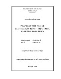 Luận văn Thạc sĩ Luật học: Pháp luật Việt Nam về đấu thầu xây dựng - Thực trạng và hướng hoàn thiện