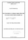 Luận văn Thạc sĩ Luật học: Xét xử sơ thẩm vụ án hình sự trong công cuộc cải cách tư pháp ở Việt Nam hiện nay