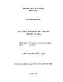 Luận văn Thạc sĩ Luật học: Tư tưởng Nhà nước pháp quyền thời kỳ cận đại