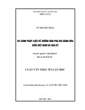 Luận văn Thạc sĩ Luật học: So sánh pháp luật về chống bán phá giá hàng hóa giữa Việt Nam và Hoa Kỳ