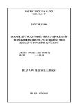 Luận văn Thạc sĩ Luật học: Quan hệ giữa Cơ quan điều tra và Viện kiểm sát trong giai đoạn khởi tố, điều tra vụ án hình sự theo Bộ luật tố tụng hình sự năm 2003