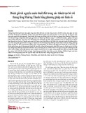 Đánh giá tài nguyên nước dưới đất trong các thành tạo bở rời thung lũng Mường Thanh bằng phương pháp mô hình số