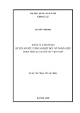 Luận văn Thạc sĩ Luật học: Hành vi xâm phạm quyền sở hữu công nghiệp đối với nhãn hiệu theo pháp luật dân sự Việt Nam