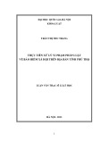 Luận văn Thạc sĩ Luật học: Thực tiễn xử lý vi phạm pháp luật về Bảo hiểm xã hội trên địa bàn tỉnh Phú Thọ