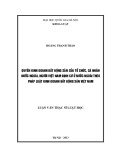 Luận văn Thạc sĩ Luật học: Quyền kinh doanh bất động sản của tổ chức, cá nhân nước ngoài, người Việt Nam định cư ở nước ngoài theo pháp luật kinh doanh bất động sản Việt Nam