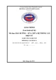 Giáo trình Bảo dưỡng sửa chữa hệ thống lái điện tử (Nghề: Công nghệ ô tô - Cao đẳng 9+) - Trường CĐ Kiên Giang