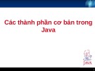 Bài giảng Lập trình Java: Bài 2 - Nguyễn Đức Hiển