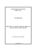 Luận văn Thạc sĩ Luật học: Hình thức Di chúc theo quy định của Bộ Luật Dân sự Việt Nam năm 2005