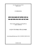 Luận văn Thạc sĩ Luật học: Miễn trách nhiệm bồi thường thiệt hại theo hợp đồng theo pháp luật Việt Nam