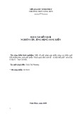 Sáng kiến kinh nghiệm THPT: Một số giải pháp góp phần nâng cao hiệu quả bồi dưỡng học sinh giỏi phần Khái quát nền kinh tế - xã hội thế giới môn Địa lí lớp 11 – ban Cơ bản