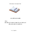 Sáng kiến kinh nghiệm THPT: Dạy học bài Ôn tập Văn học Dân Gian Việt Nam bằng hình thức sân khấu hóa