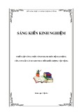 Sáng kiến kinh nghiệm THPT: Thiết lập công thức tính nhanh biên độ dao động của con lắc lò xo khi thay đổi khối lượng vật nặng