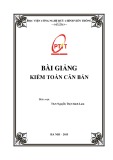 Bài giảng Kiểm toán căn bản: Phần 1 - ThS. Nguyễn Thị Chinh Lam