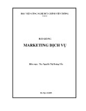 Bài giảng Marketing dich vụ: Phần 2 - Th.S Nguyễn Thị Hoàng Yến