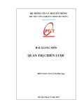 Bài giảng Quản trị chiến lược: Phần 2 - ThS. Lê Thị Bích Ngọc