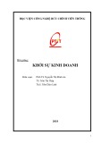 Bài giảng Khởi sự kinh doanh: Phần 2