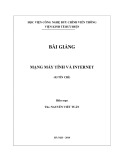 Bài giảng Mạng máy tính và internet: Phần 1 - ThS. Nguyễn Viết Tuấn