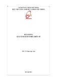 Bài giảng Giải tích hàm nhiều biến số: Phần 1