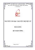 Bài giảng Kế toán công: Phần 2