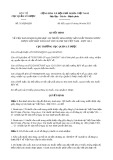 Quyết định số 315/2021/QĐ-QLD