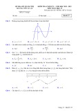 Đề thi học kì 1 môn Toán lớp 12 năm 2021-2022 có đáp án - Trường THPT Lê Lợi, Quảng Trị