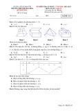 Đề thi học kì 1 môn Toán lớp 12 năm 2021-2022 có đáp án - Trường THPT Hướng Hóa, Quảng Trị