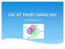 Bài giảng Kỹ thuật giảng dạy - BS. Trịnh Hữu Thọ