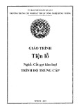 Giáo trình Tiện lỗ (Nghề: Cắt gọt kim loại - Trung cấp) - Trường TCN Kỹ thuật công nghệ Hùng Vương