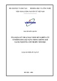 Luận án Tiến sĩ Vật lý: Ứng dụng kỹ thuật hạt nhân để nghiên cứu ô nhiễm kim loại nặng trong không khí tại Hà Nội dùng chỉ thị rêu sinh học