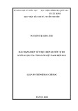 Luận án Tiến sĩ Báo chí học: Báo mạng điện tử thực hiện quyền tự do ngôn luận của công dân Việt Nam hiện nay