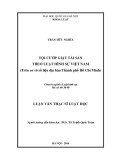 Luận văn Thạc sĩ Luật học: Tội cướp giật tài sản theo Luật Hình sự Việt nam