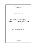 Luận văn Thạc sĩ Luật học: Tội cưỡng đoạt tài sản trong luật hình sự Việt Nam