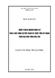 Luận văn Thạc sĩ Luật học: Miễn trách nhiệm hình sự theo luật hình sự Việt Nam và thực tiễn áp dụng trên địa bàn tỉnh Đắk Lắk