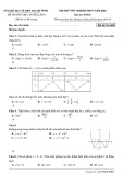 Đề thi thử tốt nghiệp THPT năm 2022 môn Toán có đáp án - Sở GD&ĐT Hà Tĩnh (Lần 6)