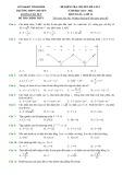 Đề KSCL ôn thi tốt nghiệp THPT năm 2022 môn Toán có đáp án - Trường THPT chuyên Lương Văn Tụy