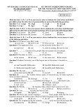 Đề thi thử tốt nghiệp THPT năm 2022 môn Tiếng Anh có đáp án - Sở GD&ĐT Gia Lai