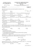 Đề thi thử tốt nghiệp THPT năm 2022 môn Vật lí có đáp án - Trường THPT Đông Hà (Lần 1)