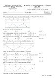 Đề thi thử tốt nghiệp THPT năm 2022 môn Toán có đáp án - Trường THPT Nguyễn Trung Thiên (Lần 1)