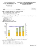 Đề thi thử tốt nghiệp THPT năm 2022 môn Địa lí có đáp án - Trường THPT Trần Quốc Tuấn