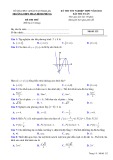 Đề thi thử tốt nghiệp THPT năm 2022 môn Toán có đáp án - Trường THPT Phan Đình Phùng (Lần 1)