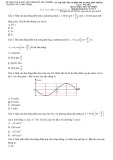 Đề thi thử tốt nghiệp THPT năm 2022 môn Vật lí có đáp án - Trường THPT Linh Trung (Lần 1)