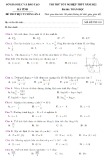 Đề thi thử tốt nghiệp THPT năm 2022 môn Toán có đáp án - Sở GD&ĐT Hà Tĩnh (Lần 4)