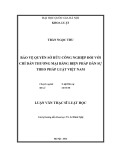 Luận văn Thạc sĩ Luật học: Bảo vệ quyền sở hữu công nghiệp đối với chỉ dẫn thương mại bằng biện pháp dân sự theo pháp luật Việt Nam